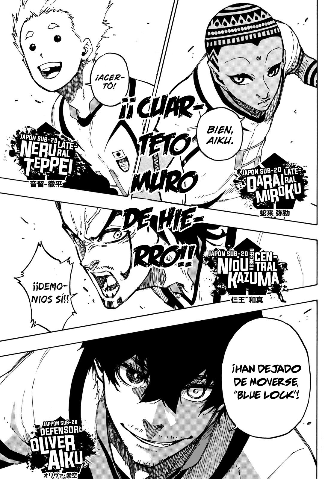 Blue Lock Capitulo 114: Cuarteto. página 18