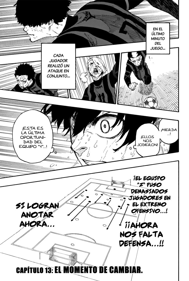 Blue Lock Capitulo 13: El momento de cambiar página 2