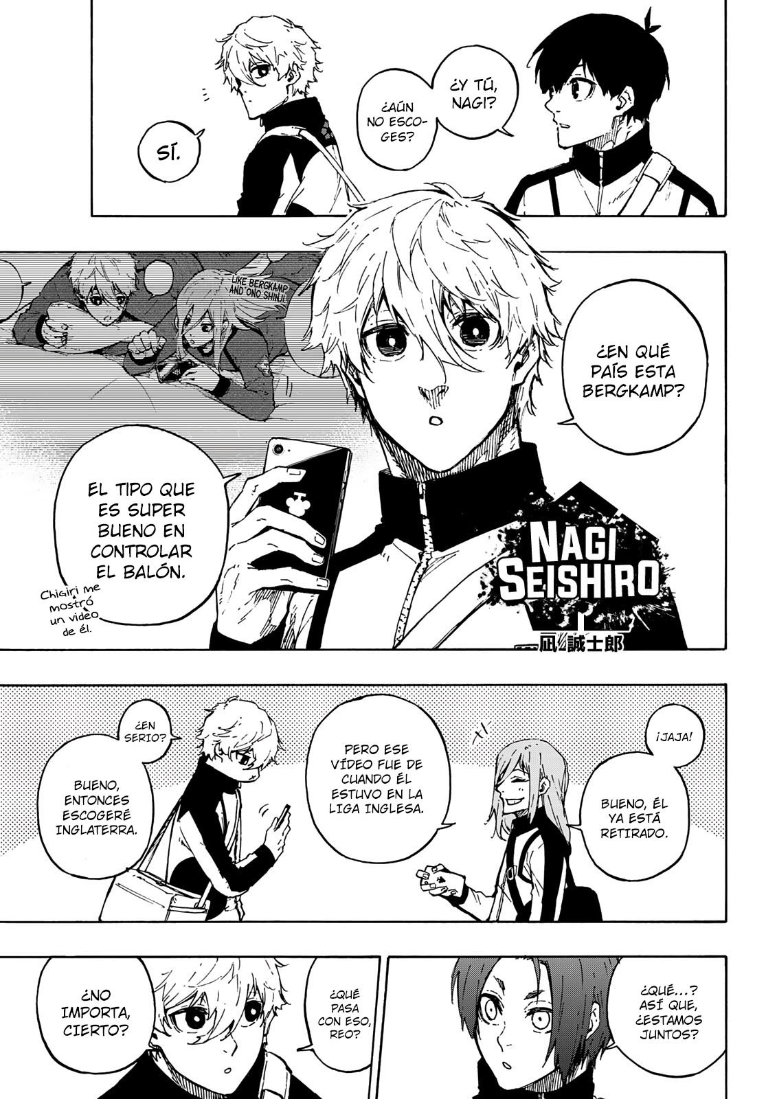 Blue Lock Capitulo 154: Maestro página 6