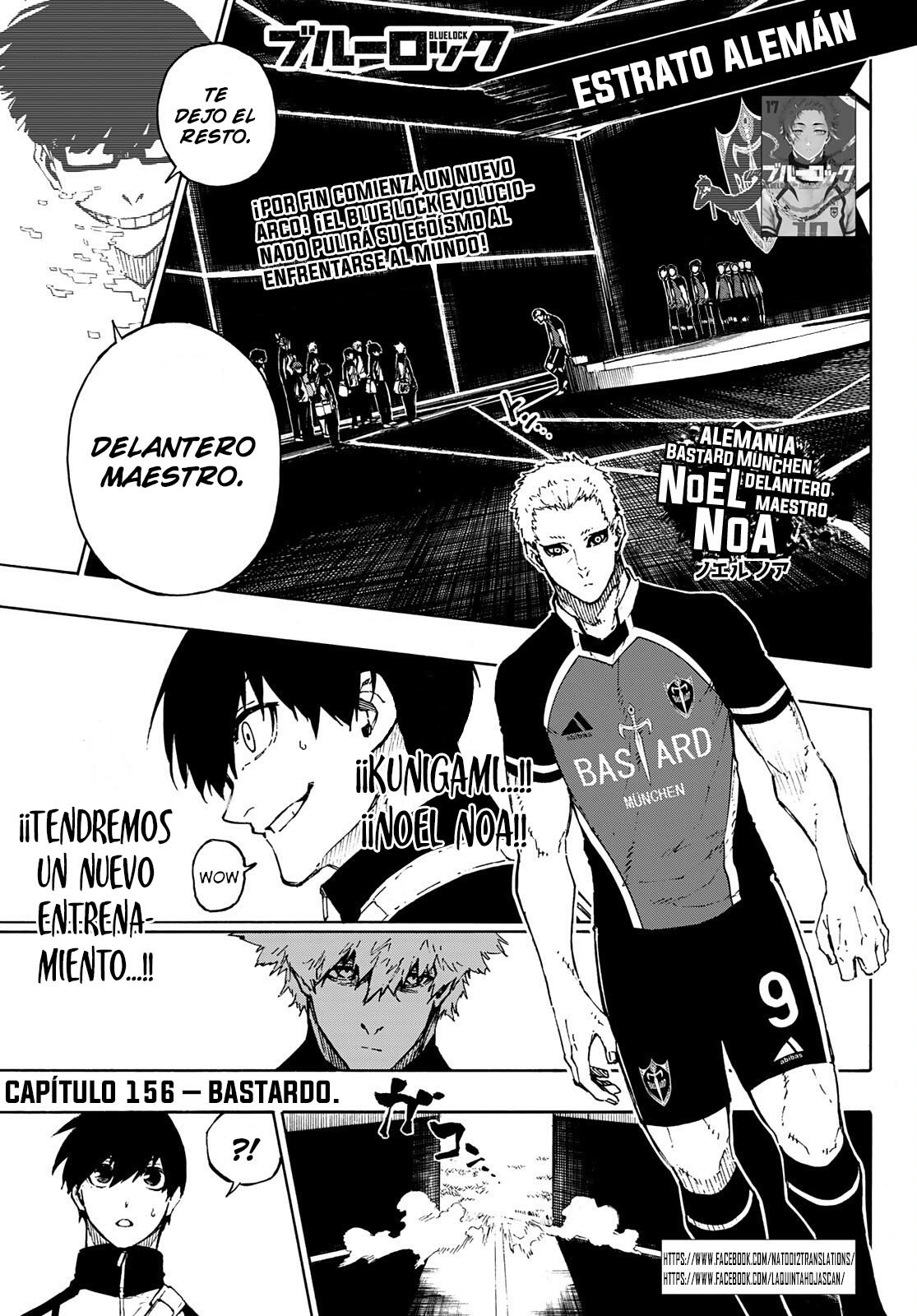 Blue Lock Capitulo 156: Bastardo página 2