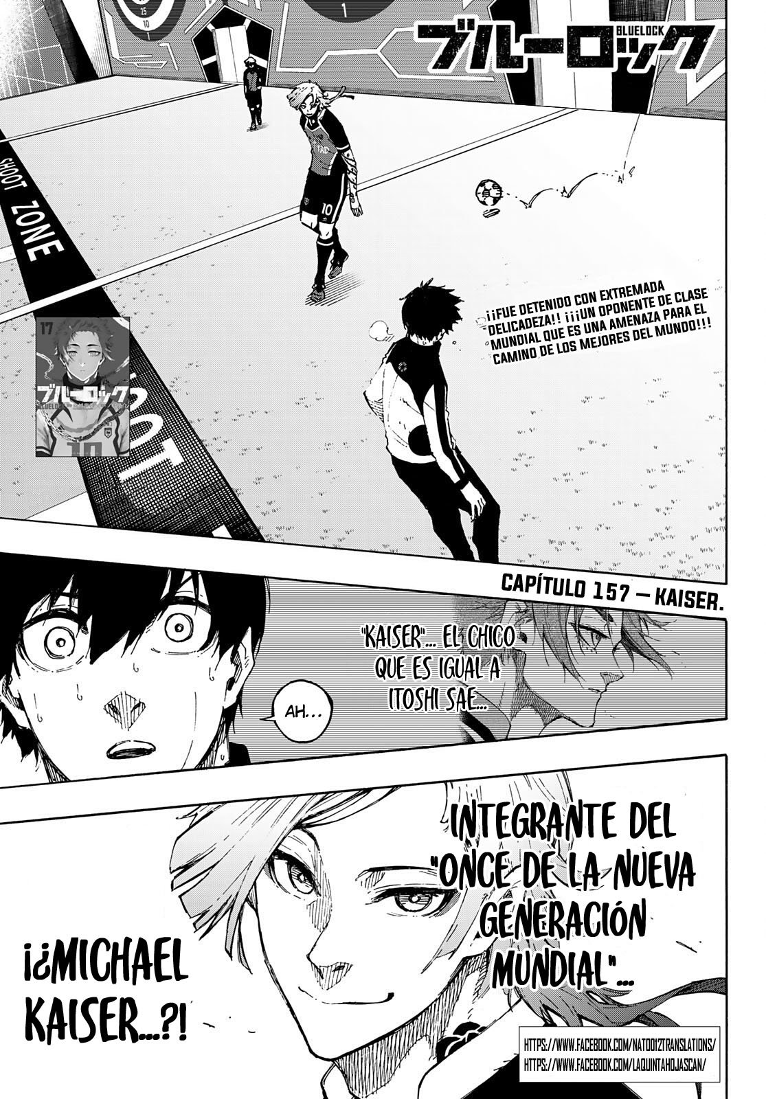 Blue Lock Capitulo 157: Kaiser página 2