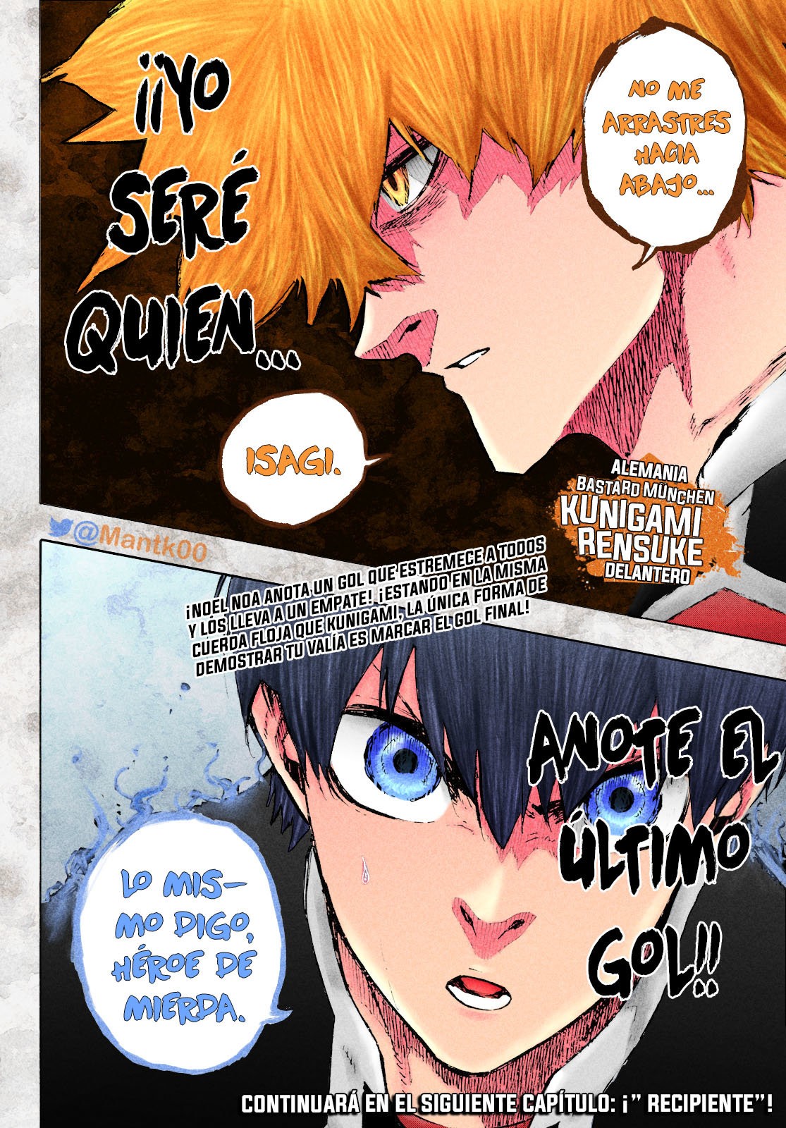 Blue Lock Capitulo 165: Dado por dios página 19