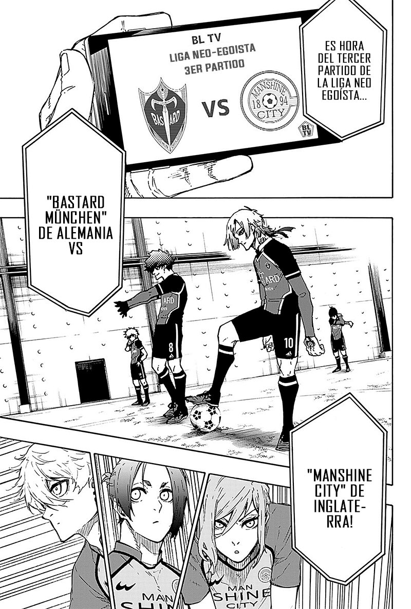 Blue Lock Capitulo 174: Tiro inicial. página 4