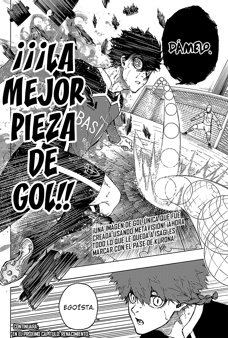 Blue Lock Capitulo 184: La mejor pieza del gol página 19