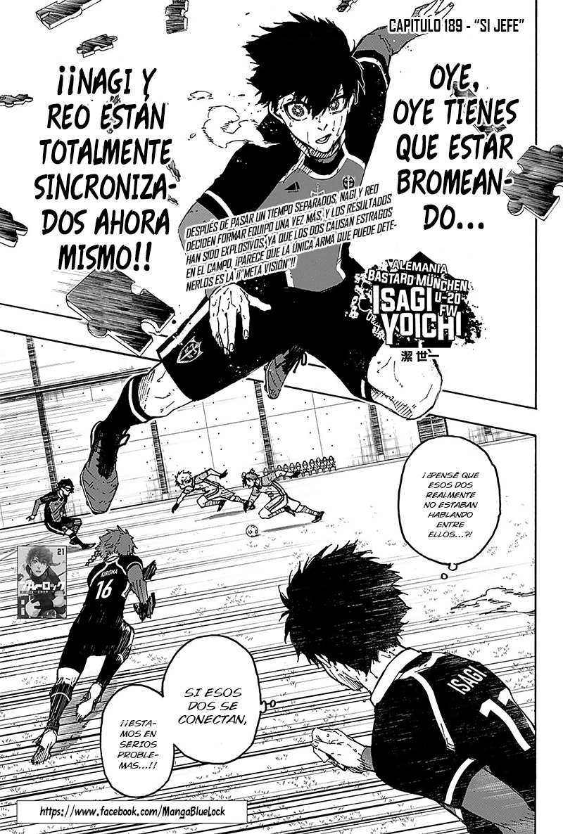 Blue Lock Capitulo 189: "Si, jefe" página 2