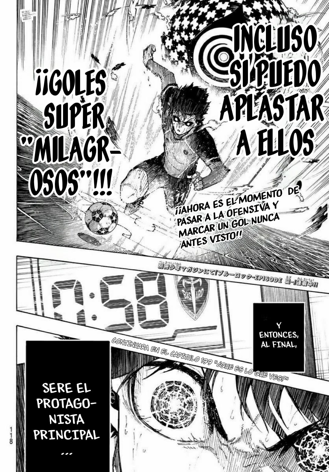 Blue Lock Capitulo 198: Cero puntos. página 18