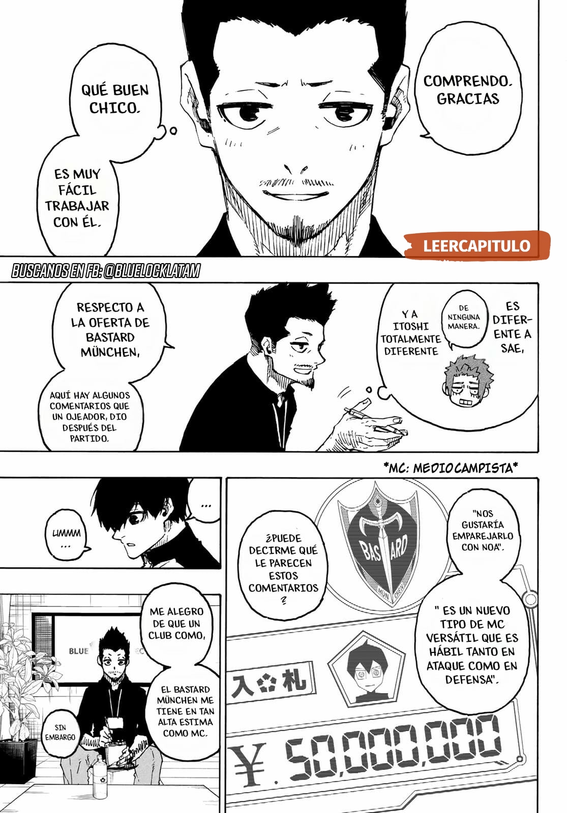 Blue Lock Capitulo 205: Hombre del partido página 3