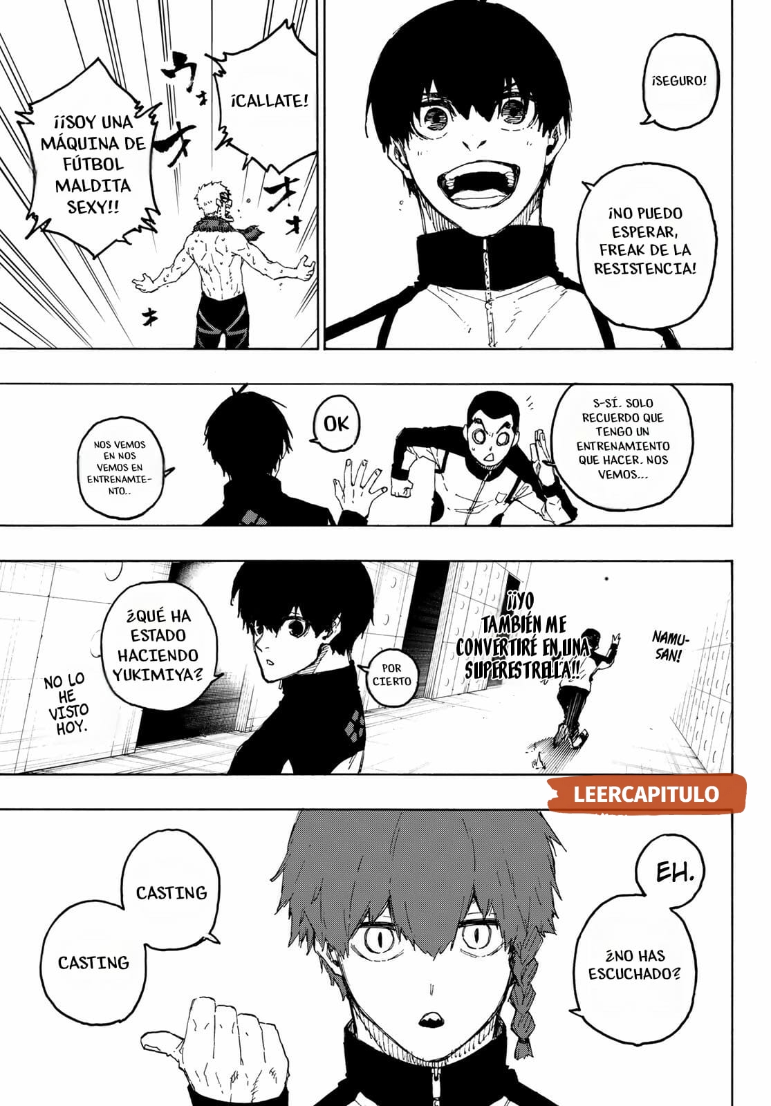 Blue Lock Capitulo 205: Hombre del partido página 9