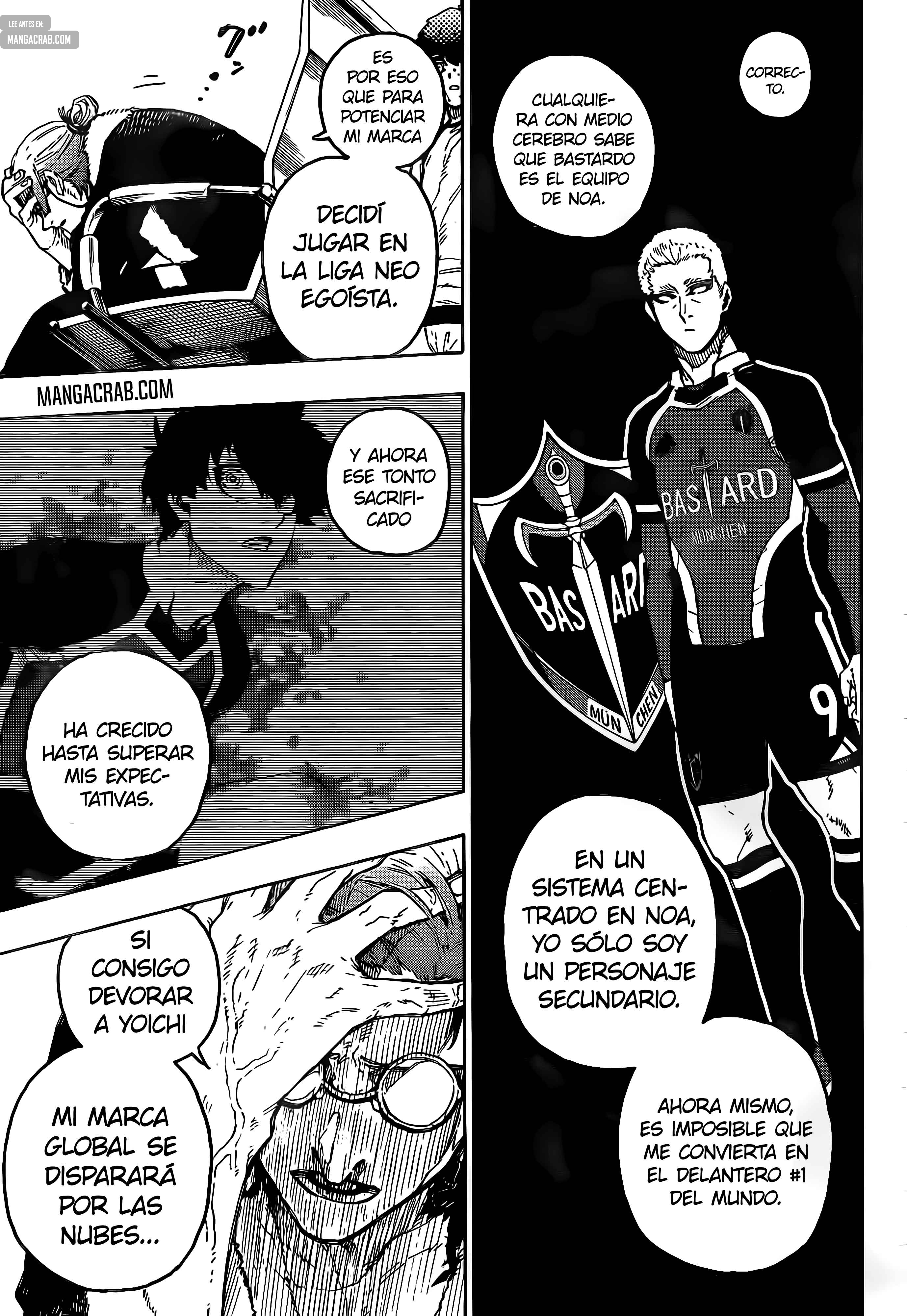Blue Lock Capitulo 207: Dos pares página 18