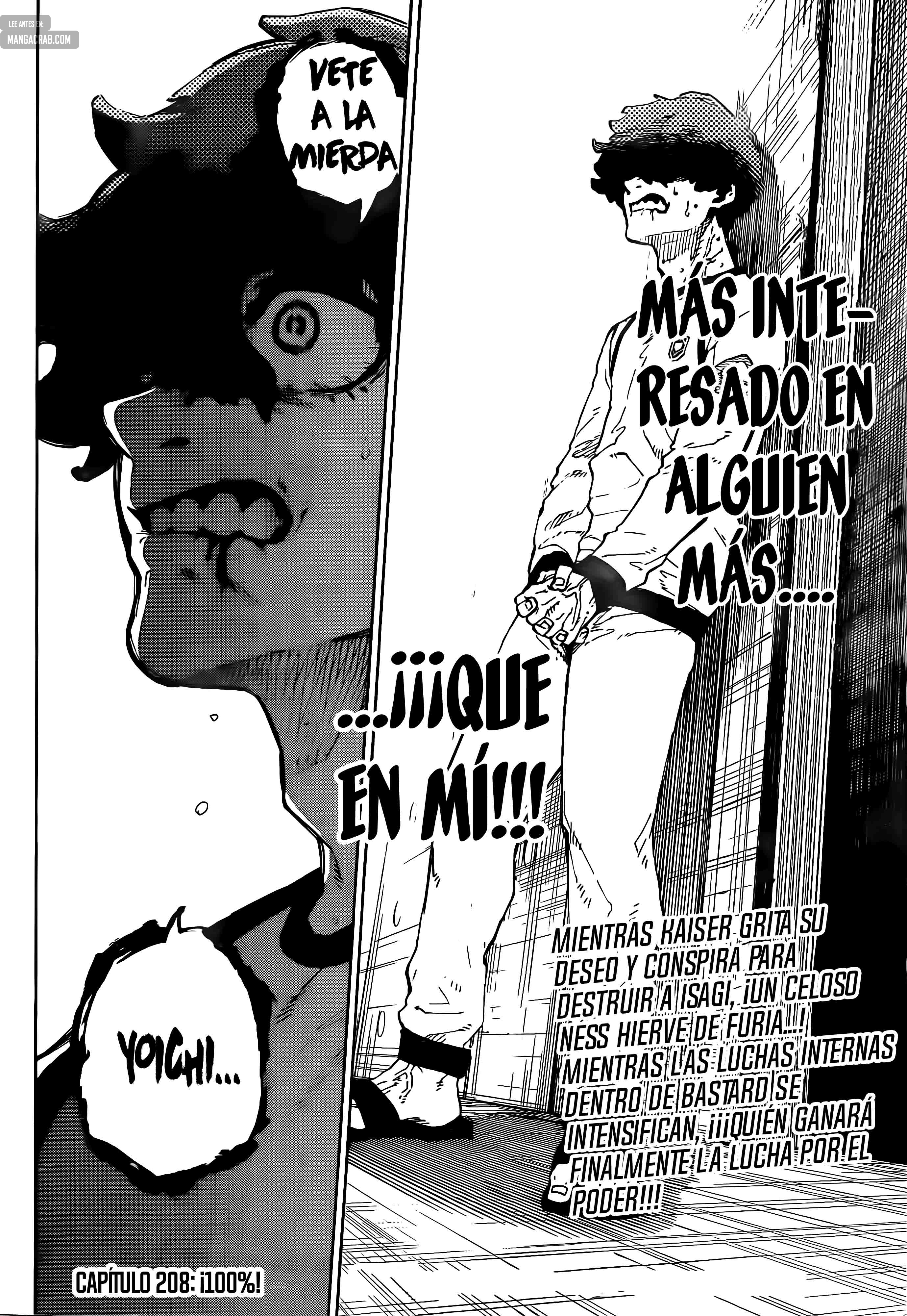 Blue Lock Capitulo 207: Dos pares página 20