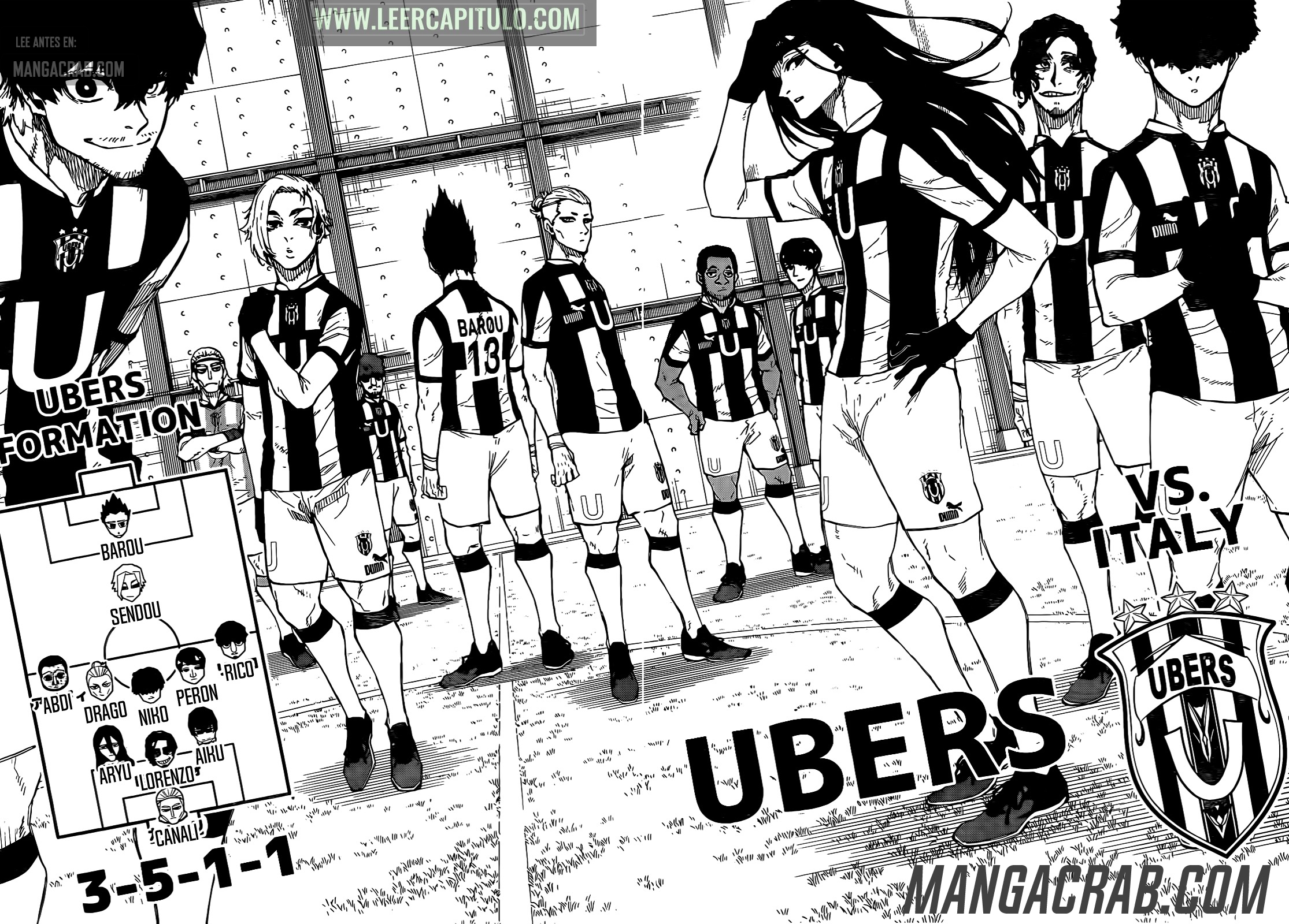 Blue Lock Capitulo 209: Bastard vs Ubers página 16