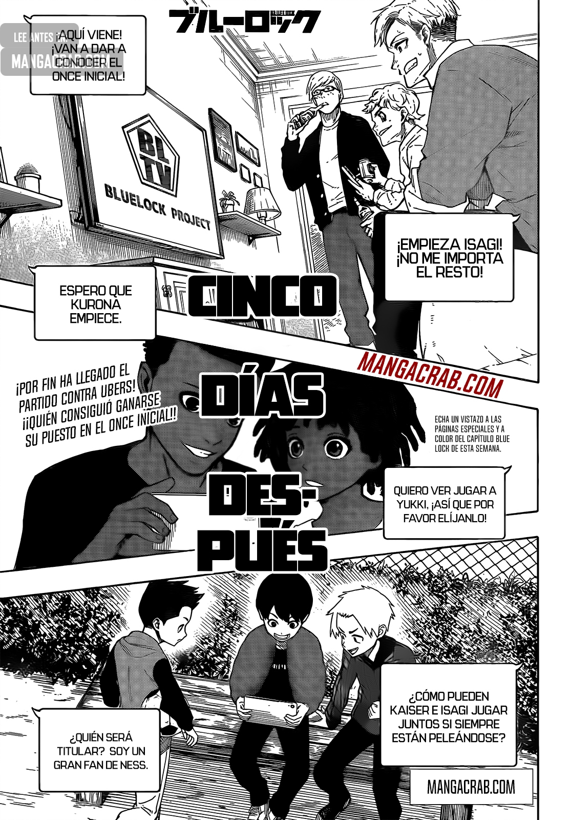 Blue Lock Capitulo 209: Bastard vs Ubers página 3