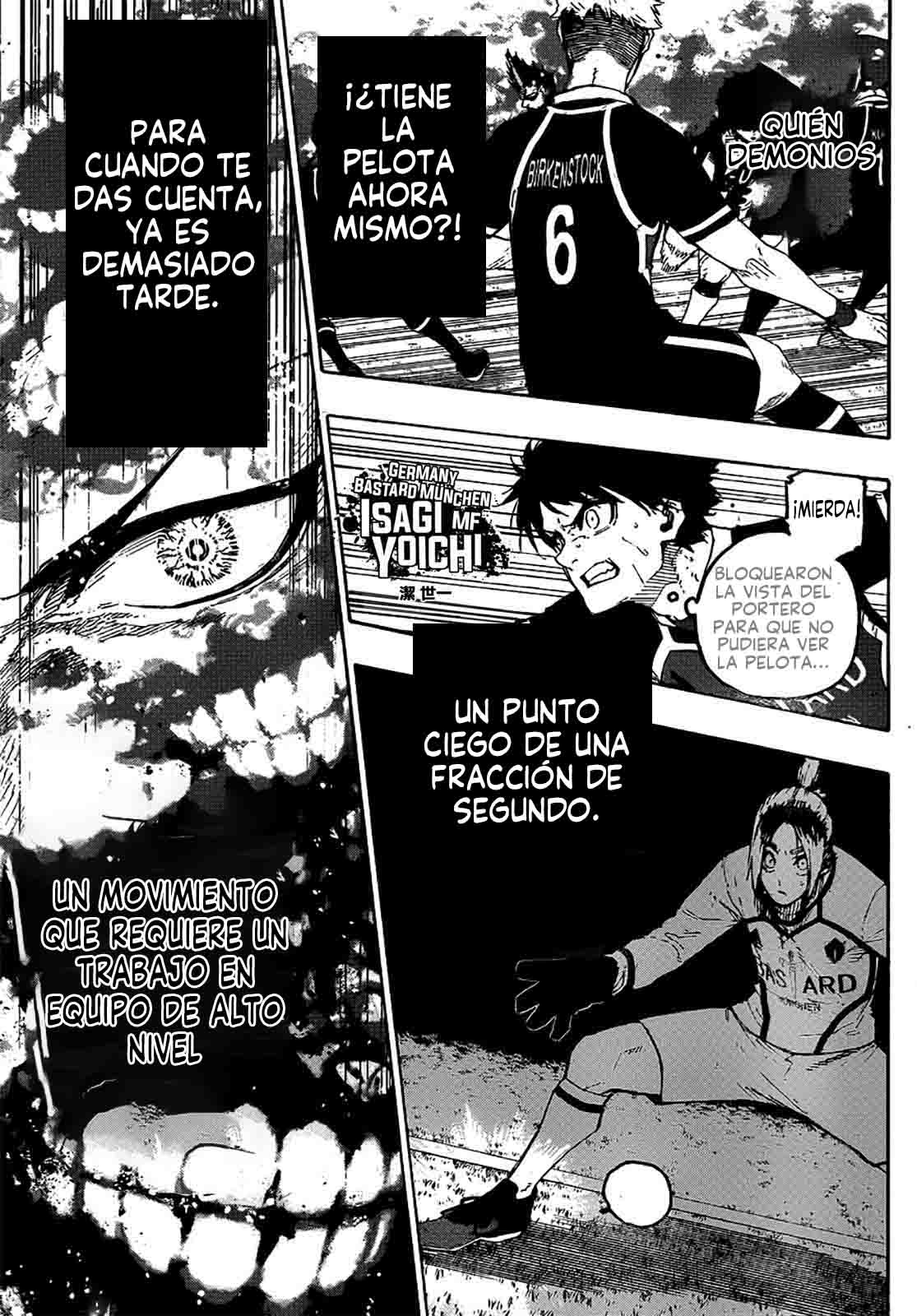 Blue Lock Capitulo 216: Muerte Sigilosa página 17