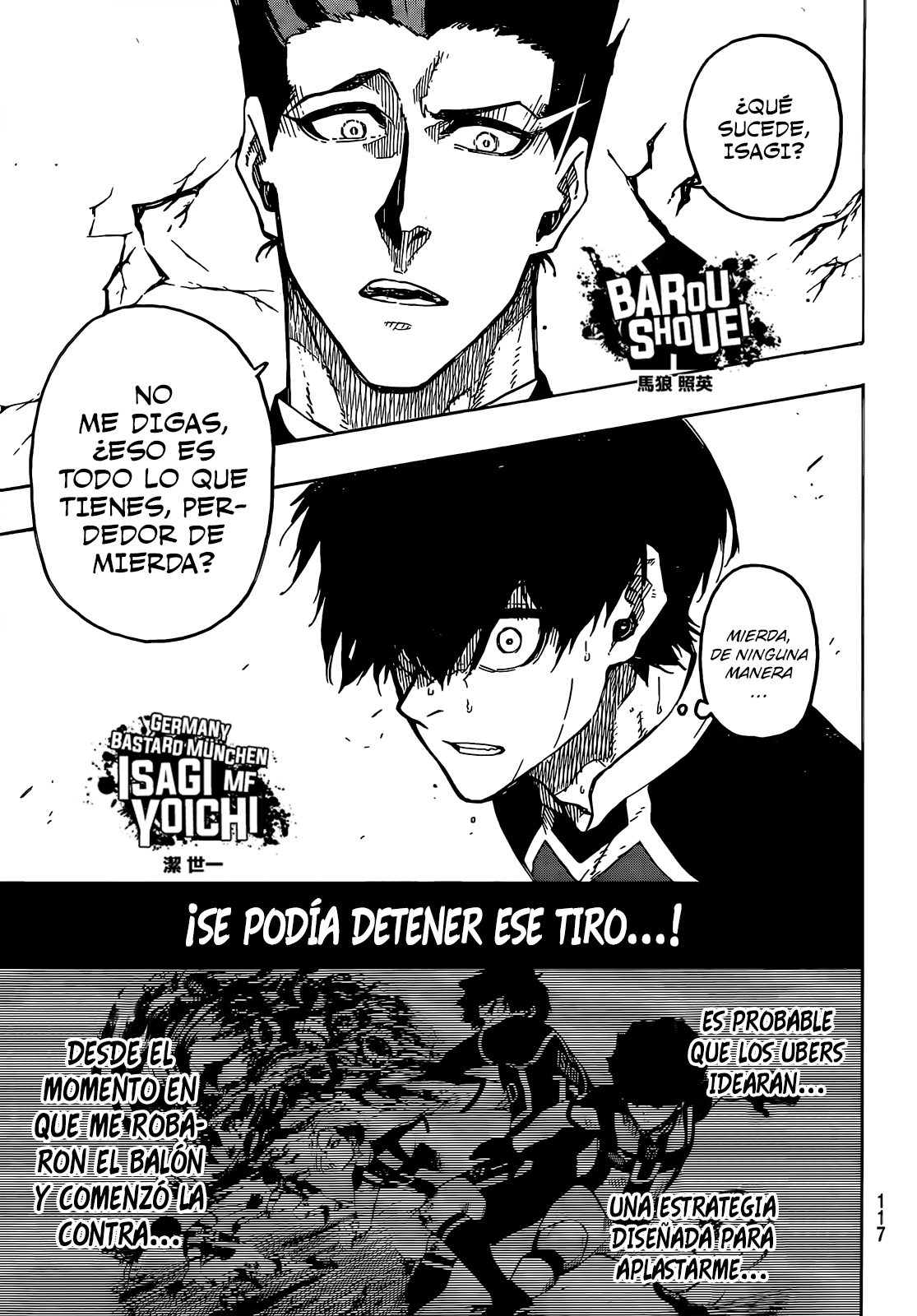 Blue Lock Capitulo 217: Ojo del depredador página 3