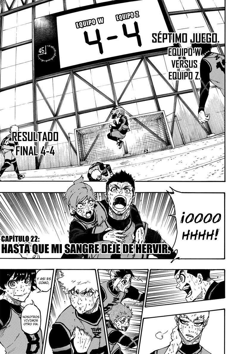 Blue Lock Capitulo 22: Hasta que mi sangre deje de hervir. página 2