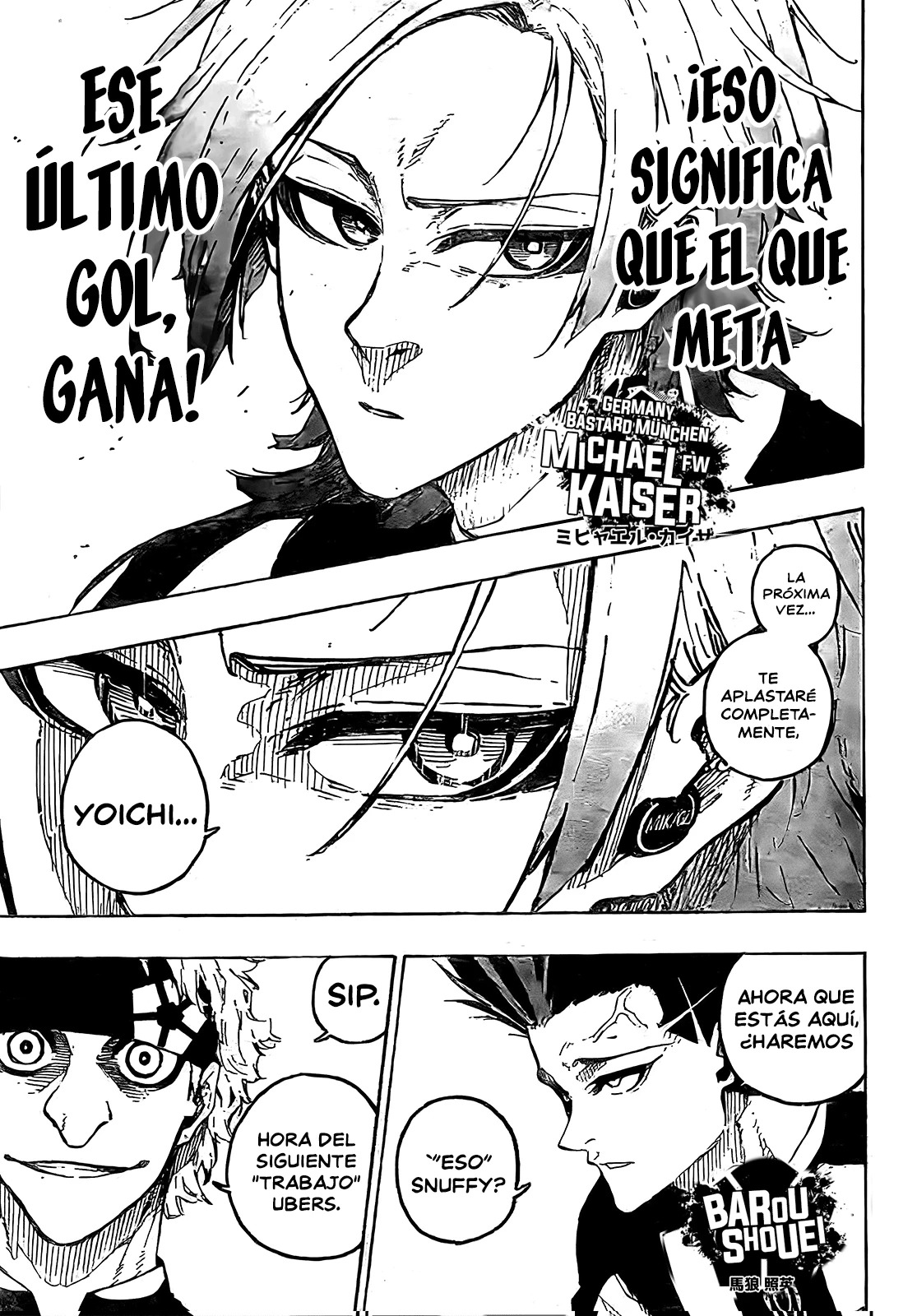 Blue Lock Capitulo 222: Diseño página 4