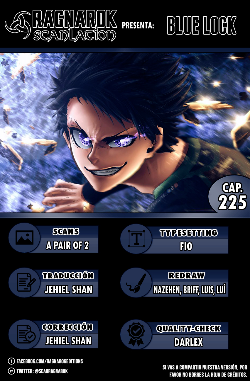 Blue Lock Capitulo 225: Batalla de ataque página 19