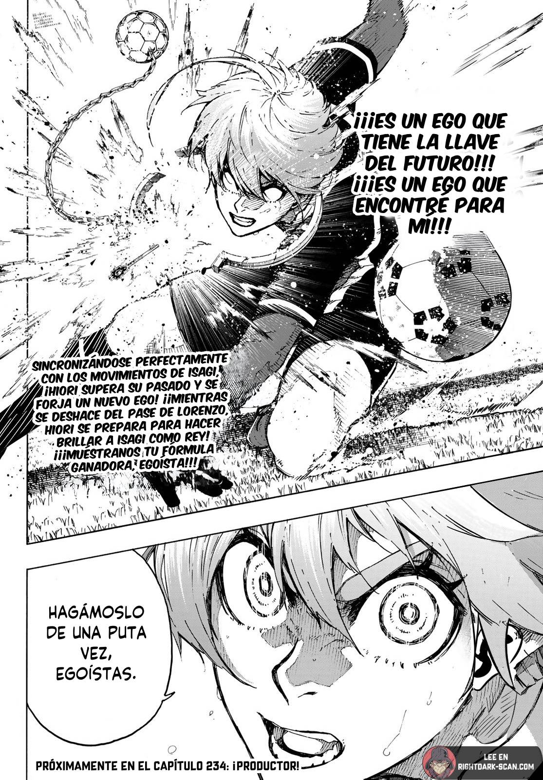 Blue Lock Capitulo 233: Llave página 18