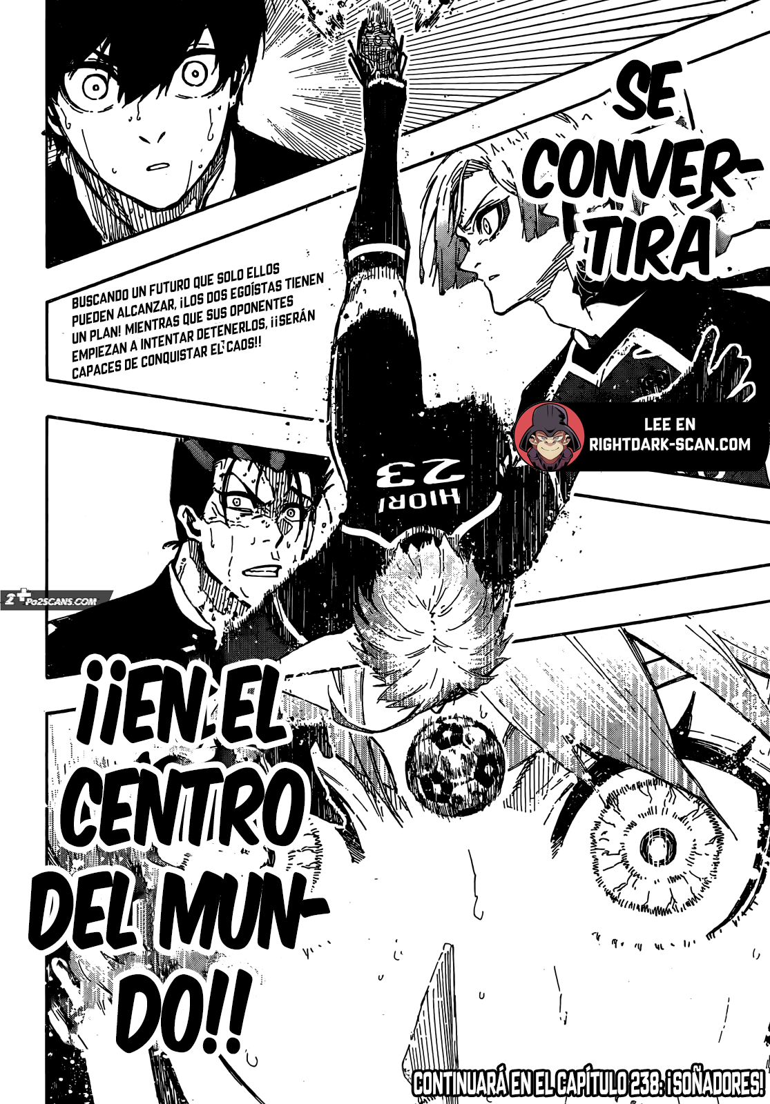Blue Lock Capitulo 237: ¡El centro del mundo! página 19