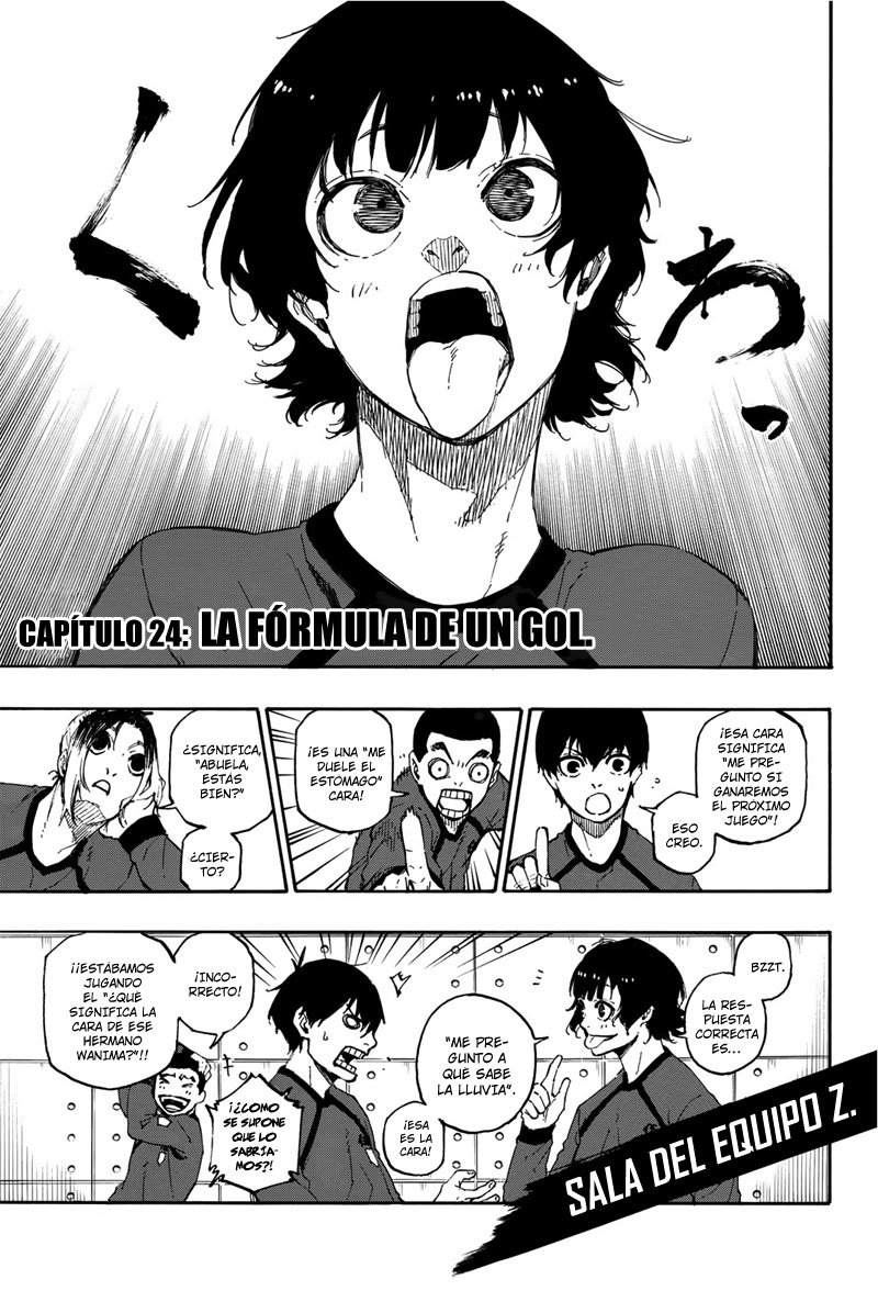 Blue Lock Capitulo 24: La fórmula de un gol página 2