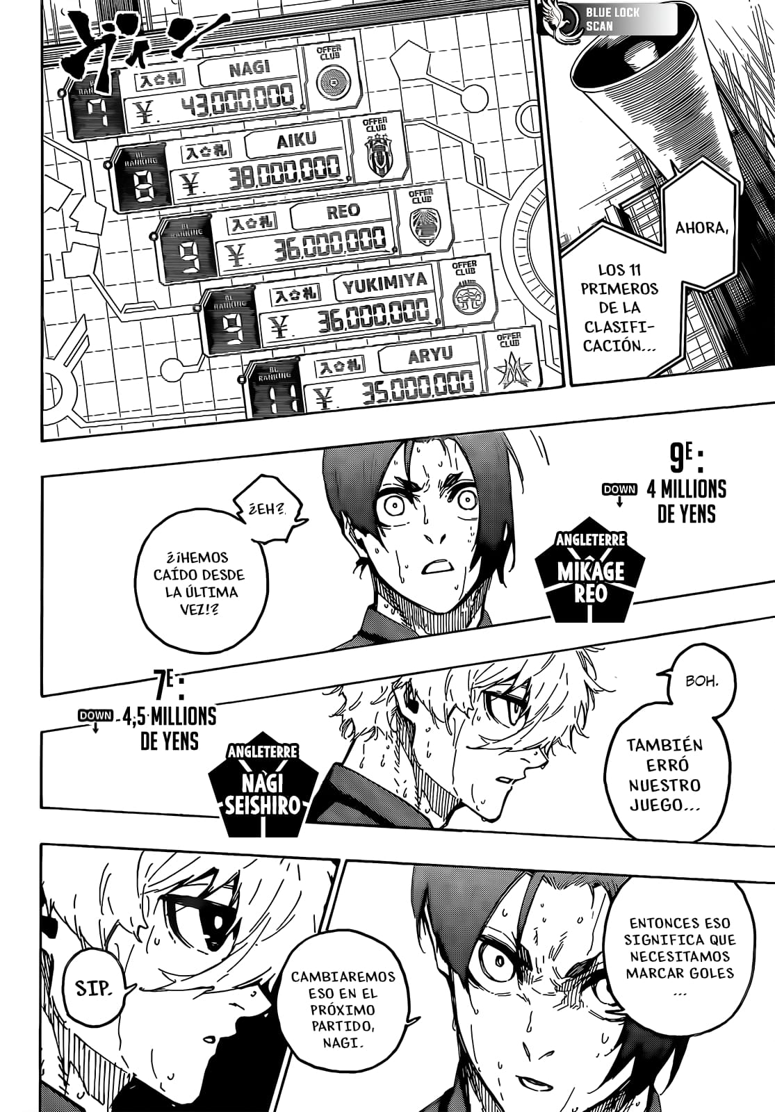 Blue Lock Capitulo 240: Triple salto página 10