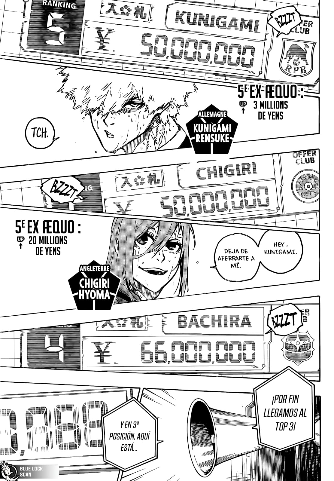 Blue Lock Capitulo 240: Triple salto página 11