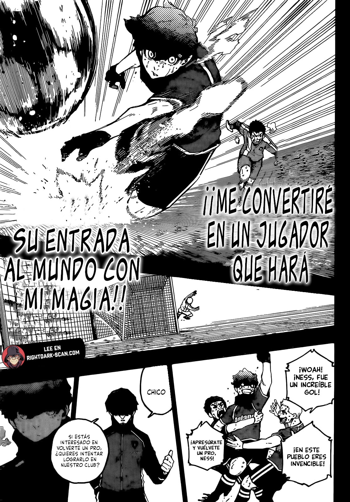 Blue Lock Capitulo 242: La rosa azul y el mago Parte 1 página 13