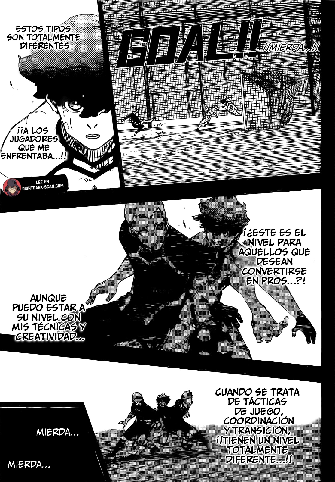 Blue Lock Capitulo 242: La rosa azul y el mago Parte 1 página 17