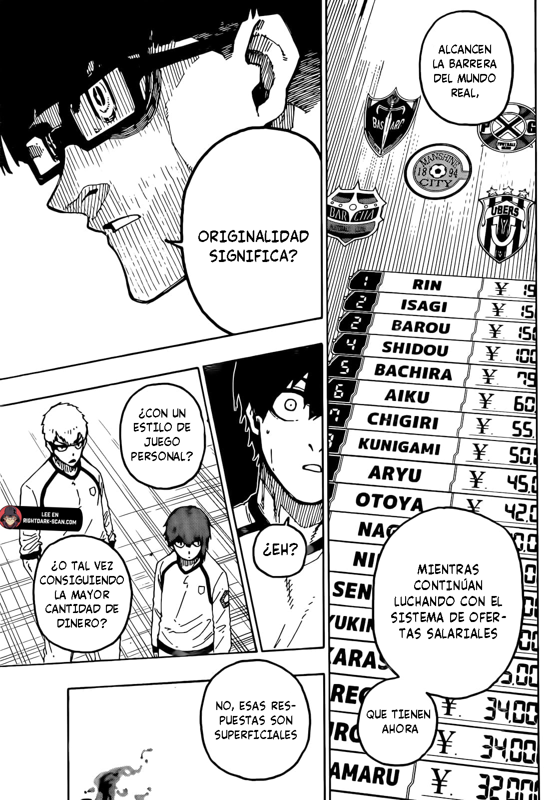 Blue Lock Capitulo 247: Originalidad página 12