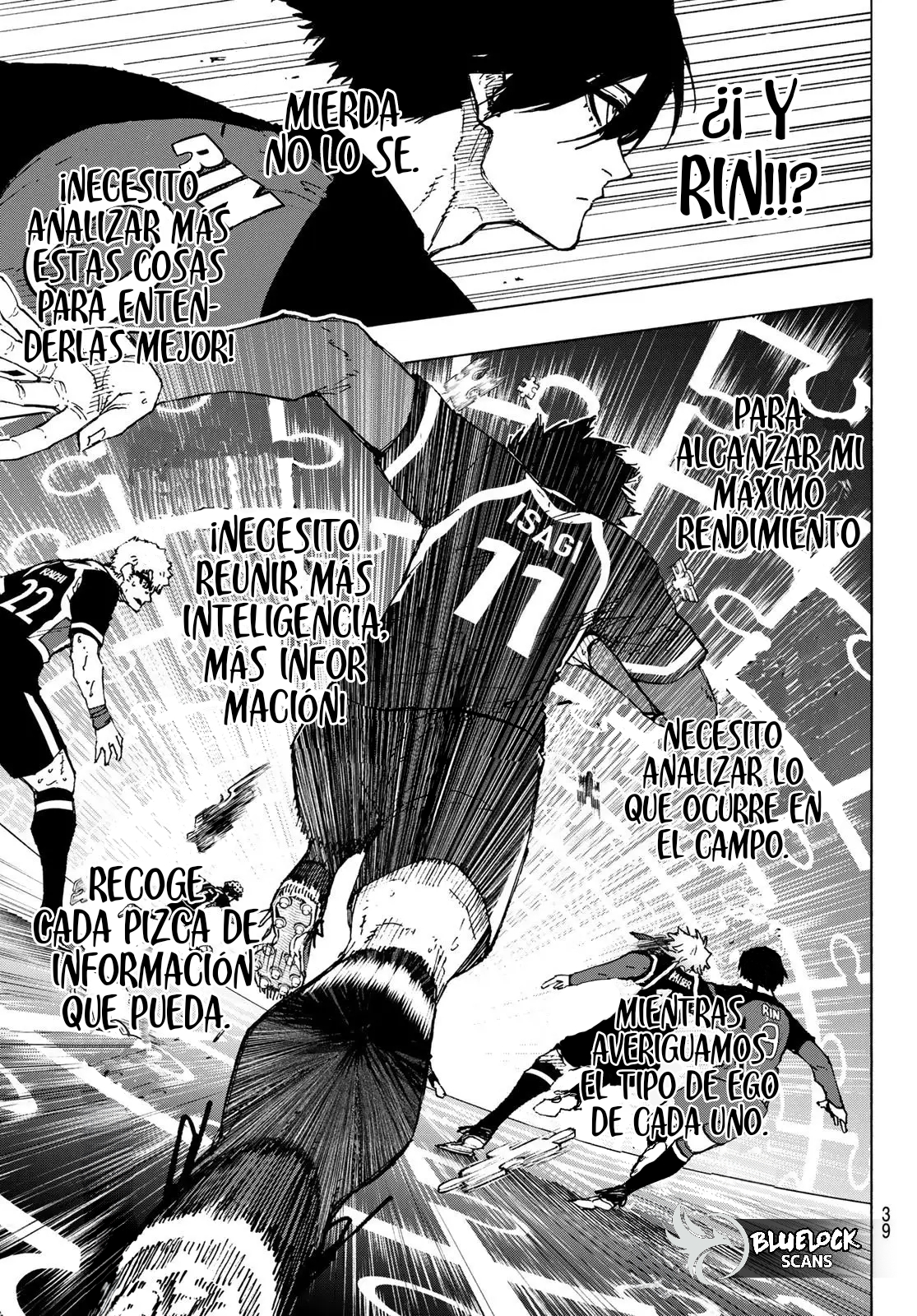 Blue Lock Capitulo 254: Tipo Propio, Tipo Mundial página 11
