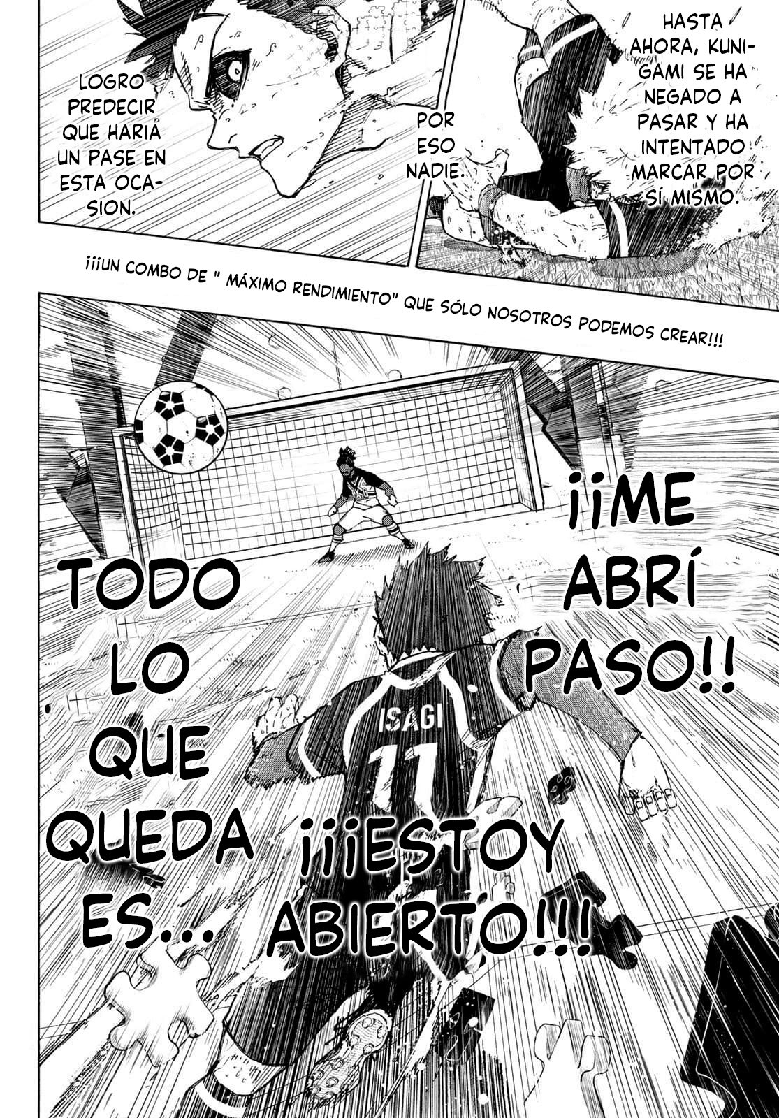 Blue Lock Capitulo 257: DOBLE TIRO página 7