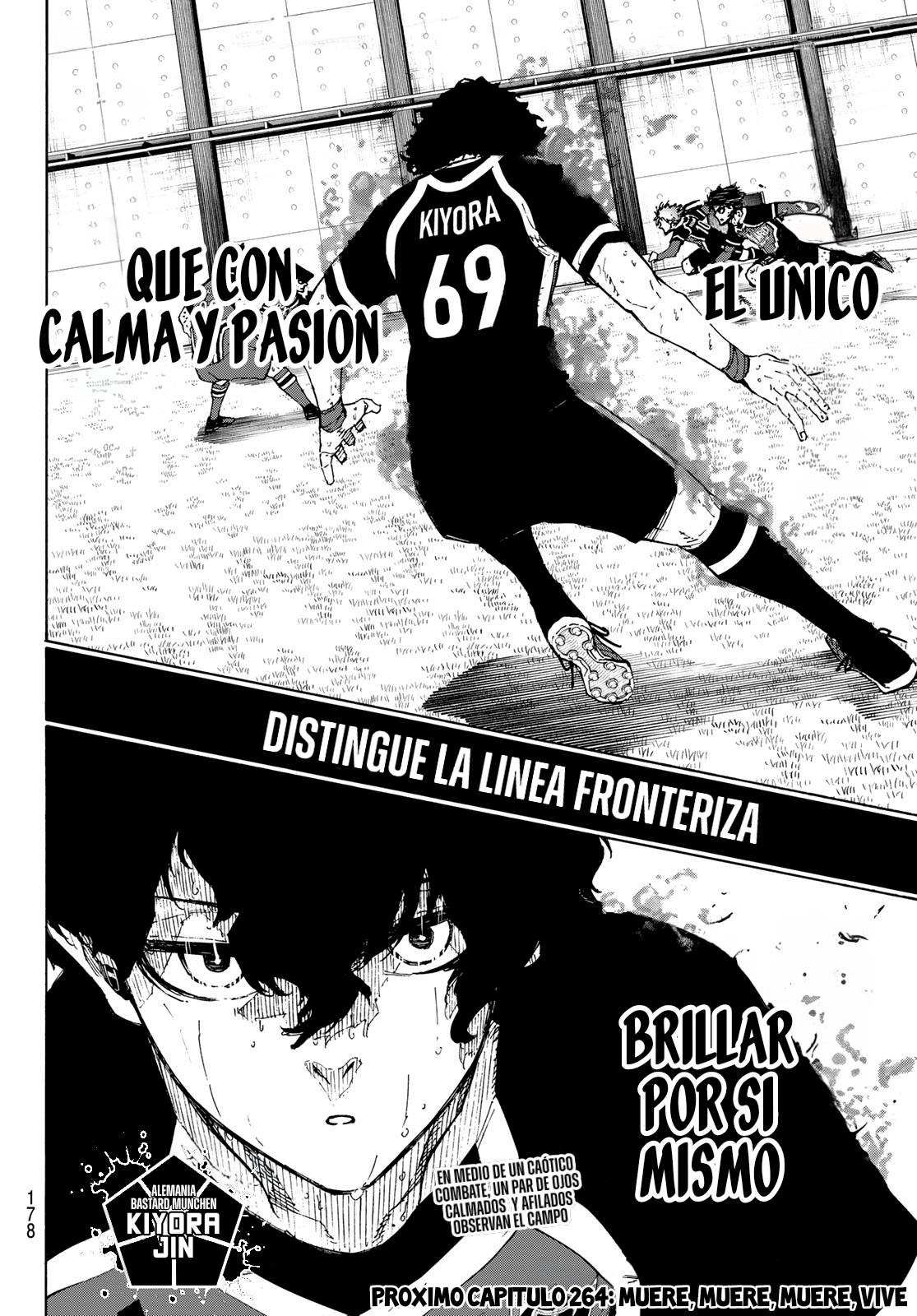 Blue Lock Capitulo 263: Límite página 19