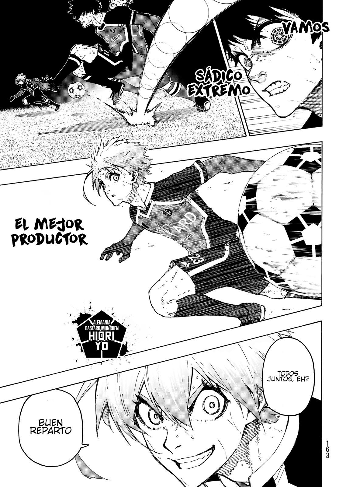 Blue Lock Capitulo 263: Límite página 5