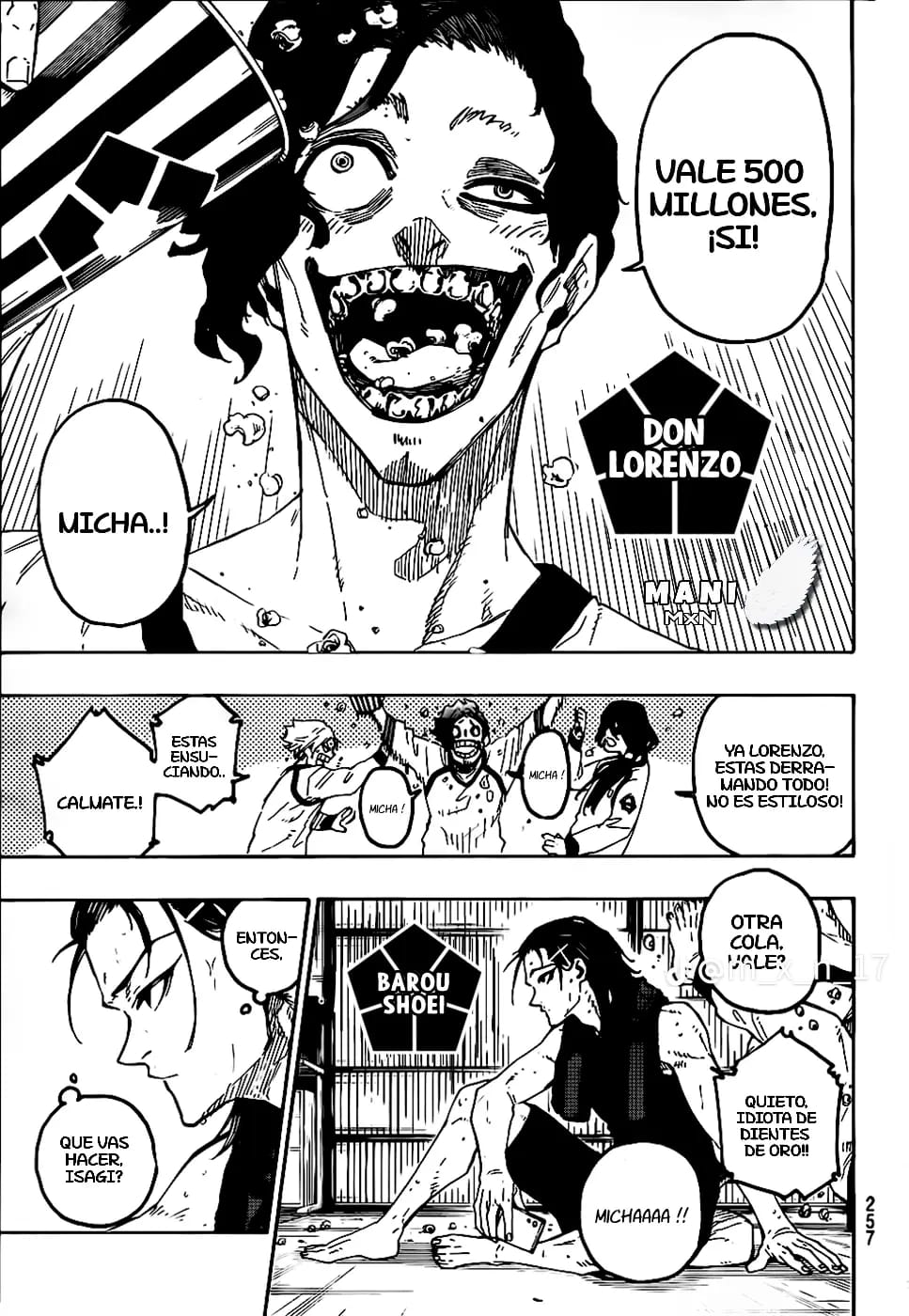 Blue Lock Capitulo 268: Presión página 3
