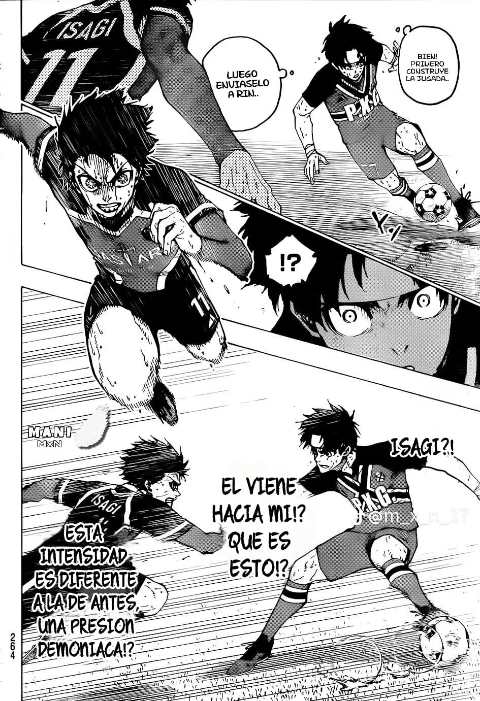 Blue Lock Capitulo 268: Presión página 9