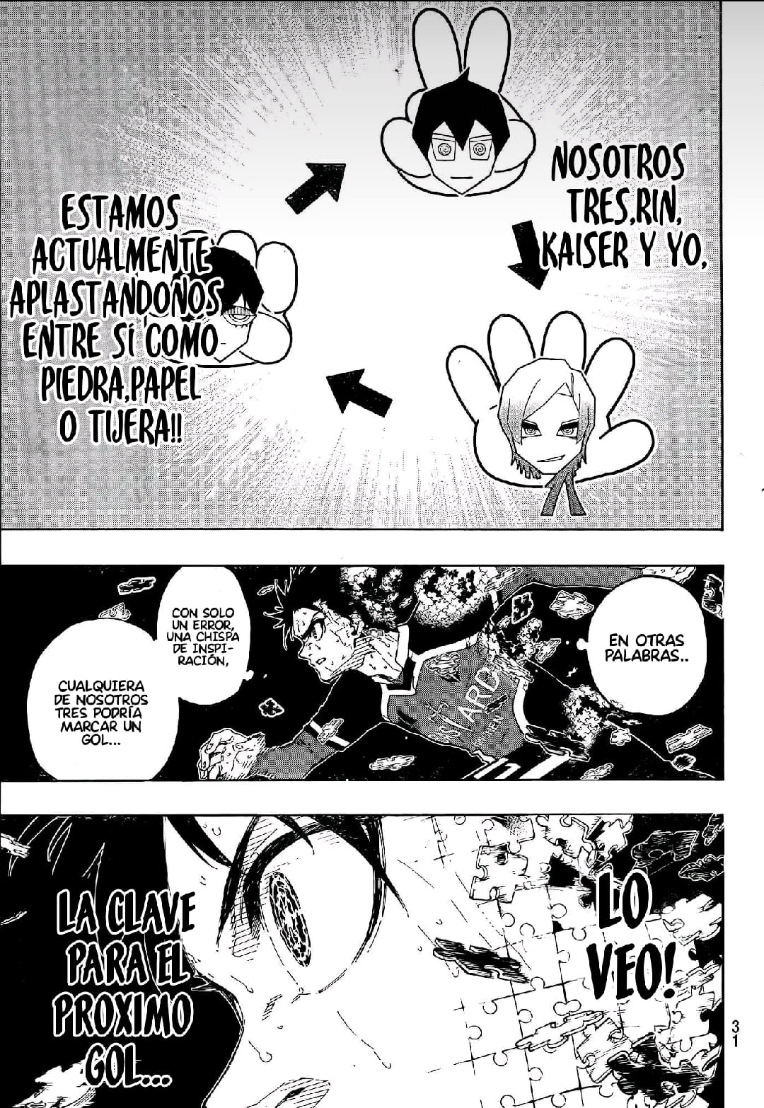 Blue Lock Capitulo 272: Piedra, papel y tijeras página 17