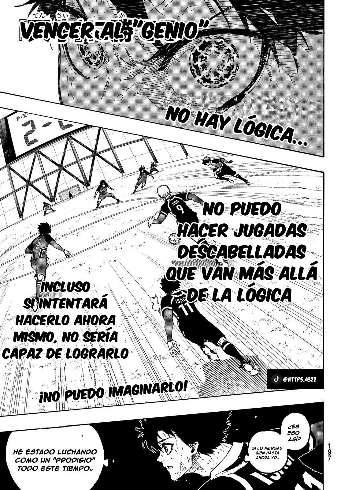 Blue Lock Capitulo 281: La fórmula de la evolución página 13