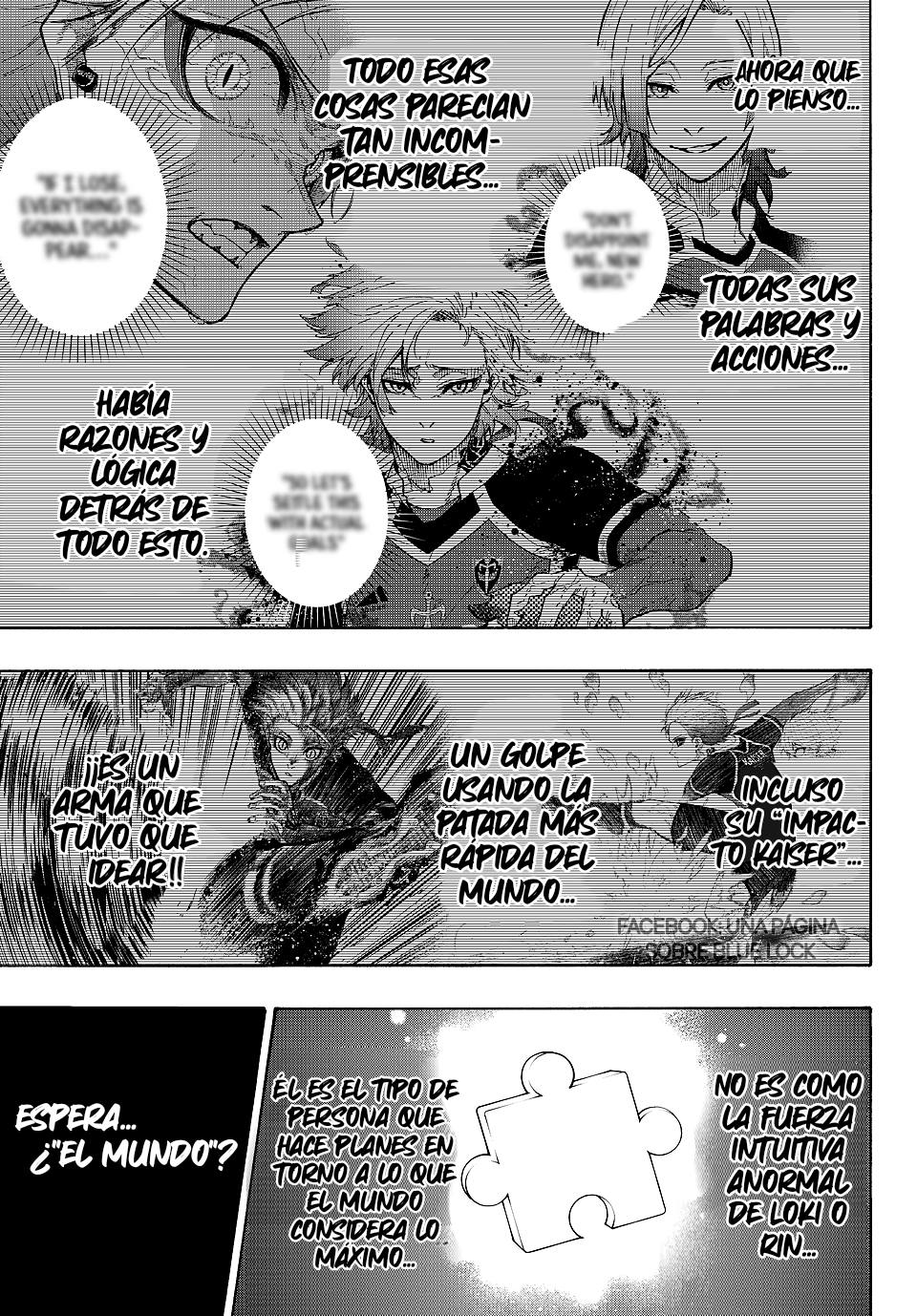 Blue Lock Capitulo 282: Te necesito página 3