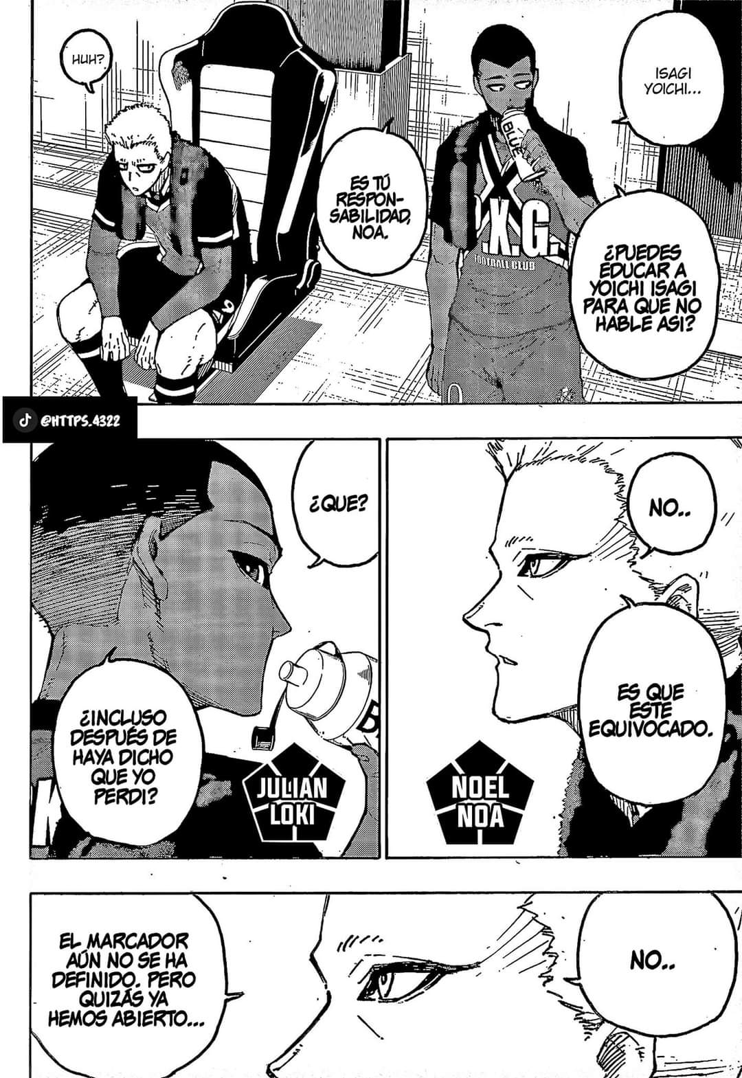 Blue Lock Capitulo 285: Contrato página 14