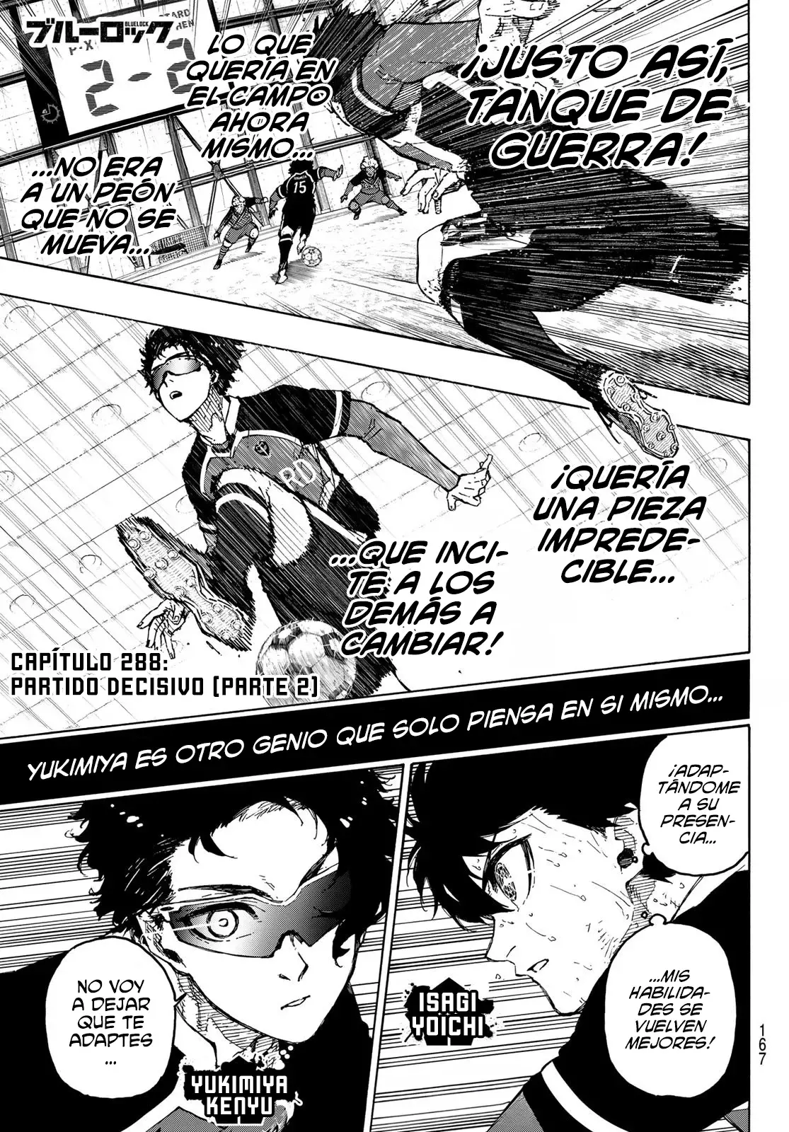 Blue Lock Capitulo 288.5: Partido decisivo (Parte 2) página 4