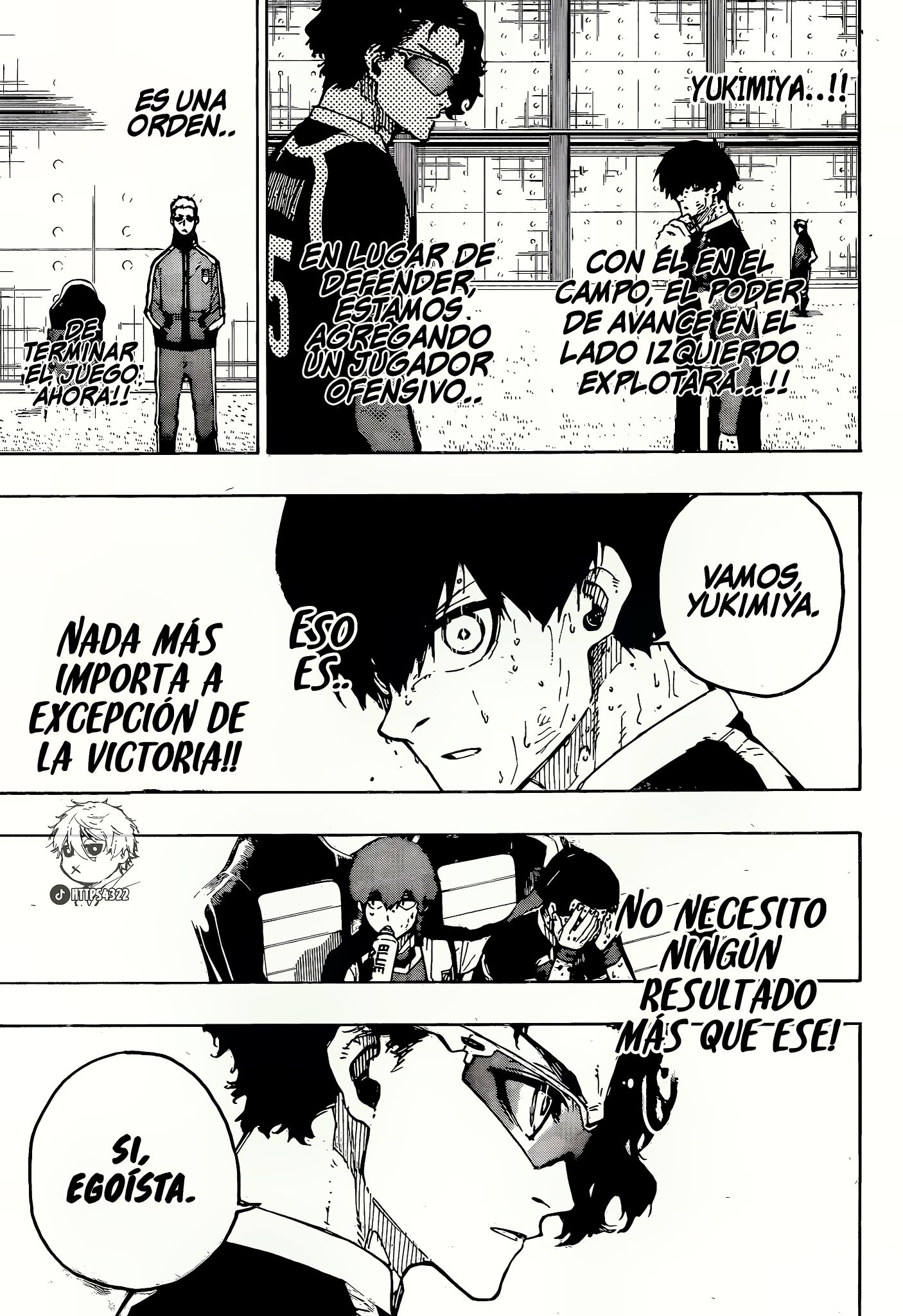 Blue Lock Capitulo 288: Partido decisivo (Parte 1) página 3