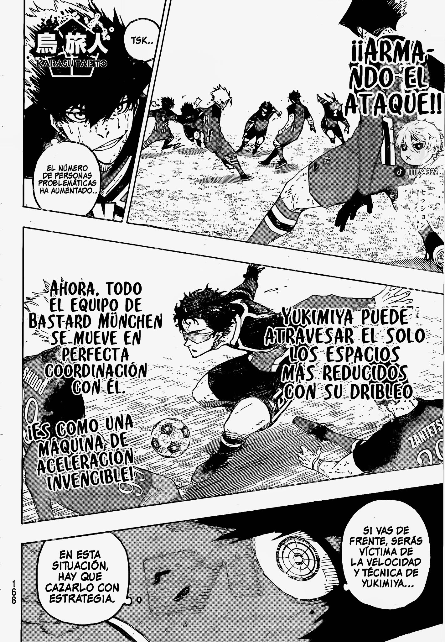 Blue Lock Capitulo 288: Partido decisivo (Parte 1) página 6