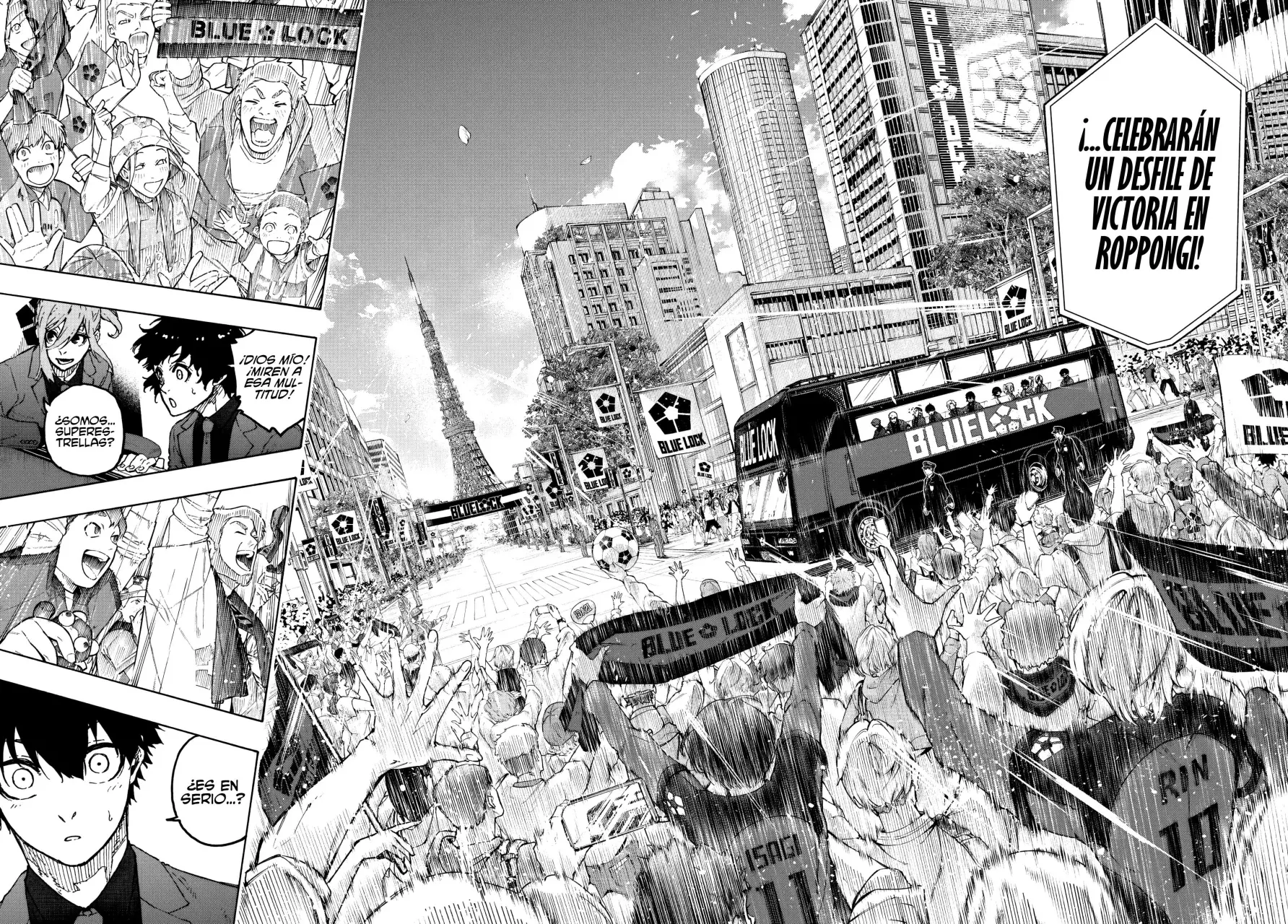 Blue Lock Capitulo 301: Desfile página 15