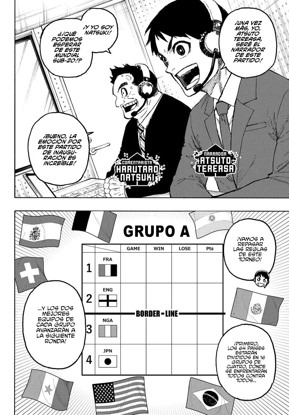 Blue Lock Capitulo 313: Guerreros de apertura página 5