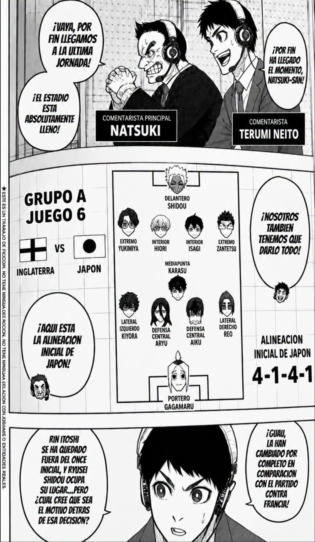 Blue Lock Capitulo 354 página 3