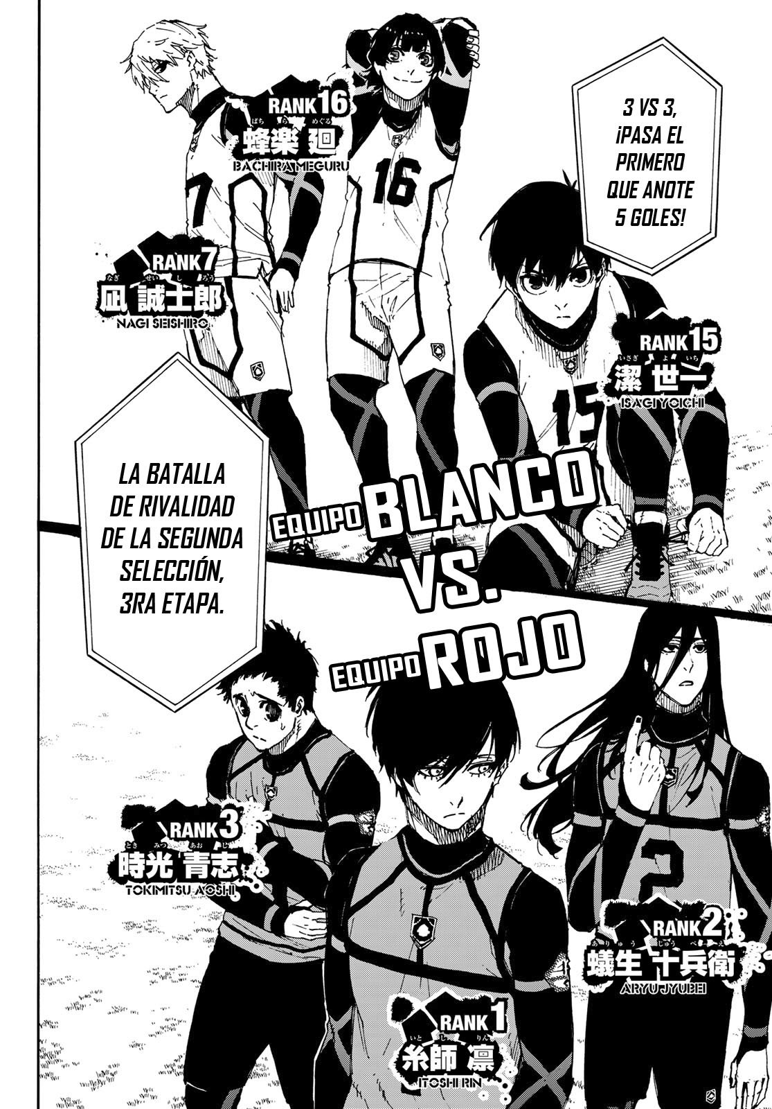 Blue Lock Capitulo 45: Combate a Muerte página 3