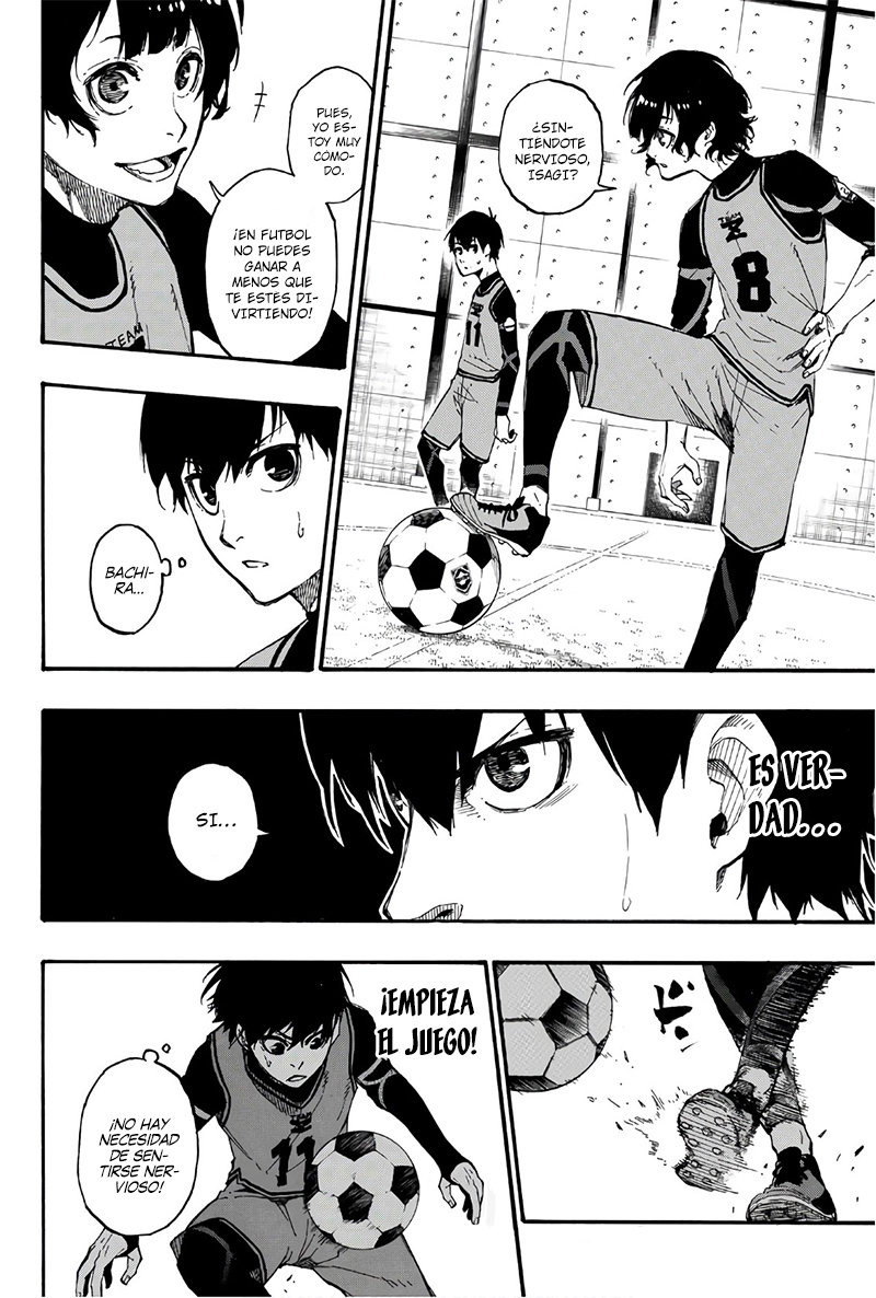 Blue Lock Capitulo 5: Fútbol desde cero página 13