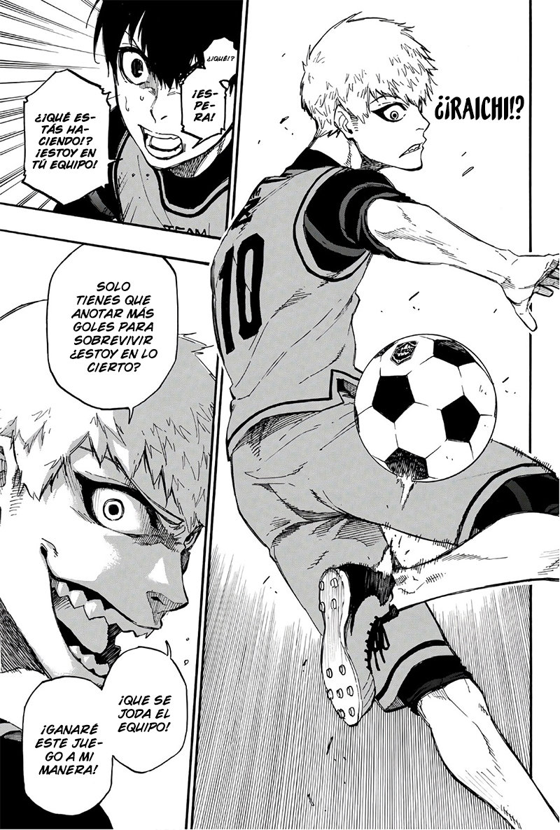 Blue Lock Capitulo 5: Fútbol desde cero página 16