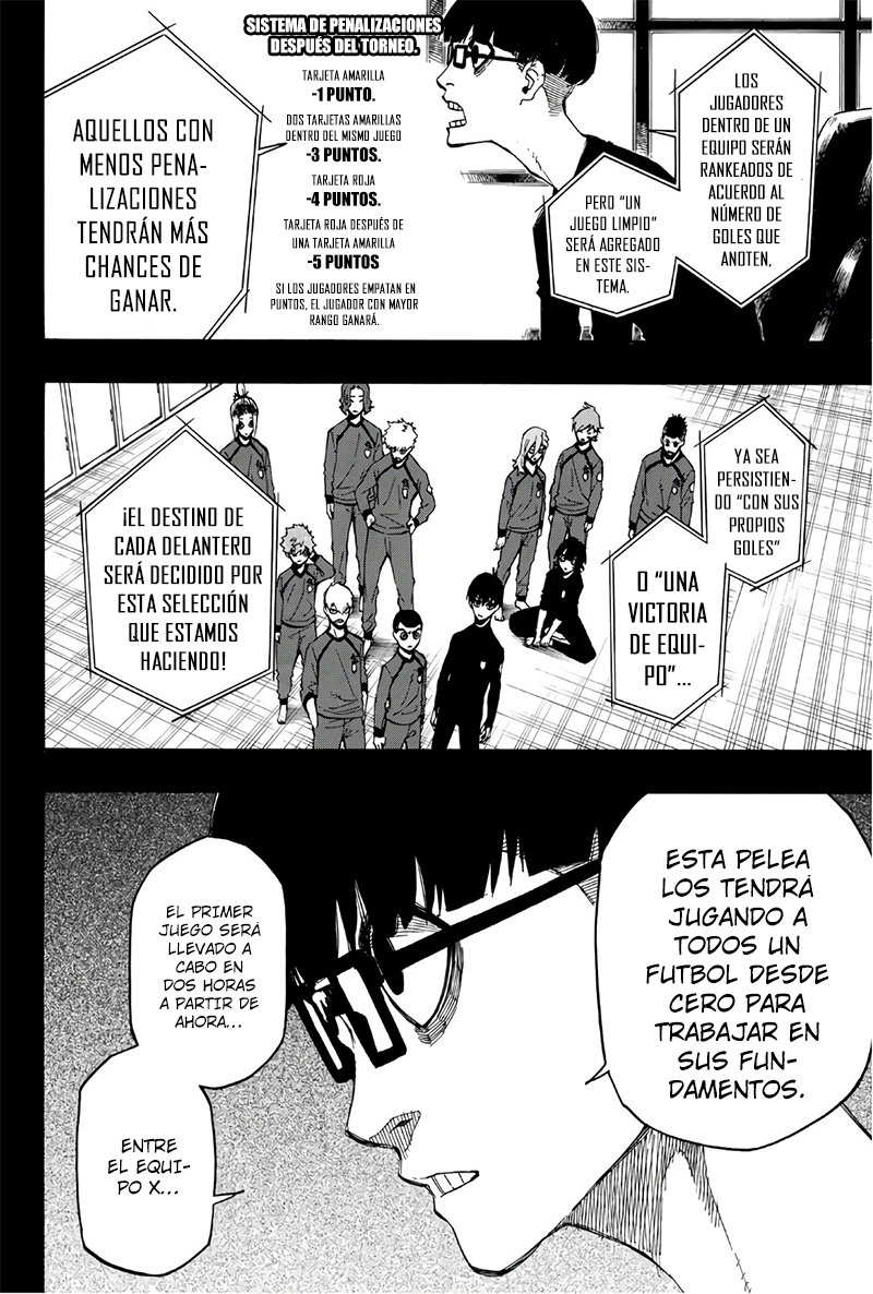 Blue Lock Capitulo 5: Fútbol desde cero página 8
