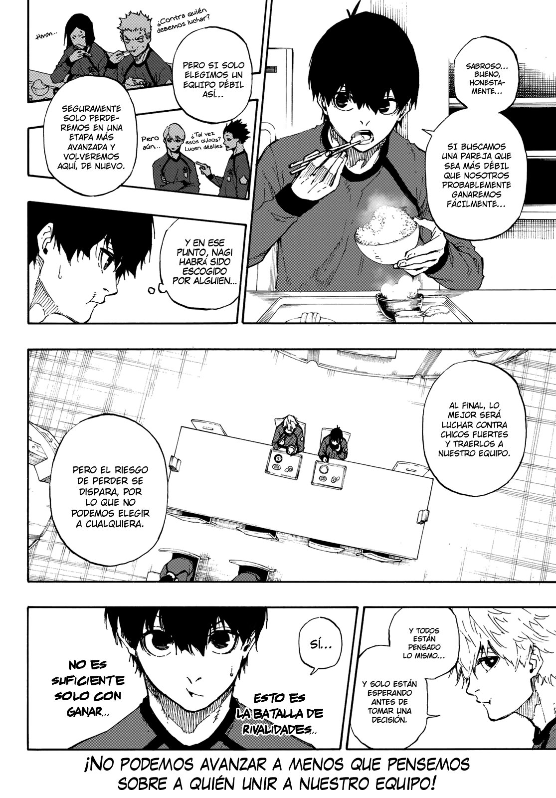 Blue Lock Capitulo 50: Partido Establecido página 16